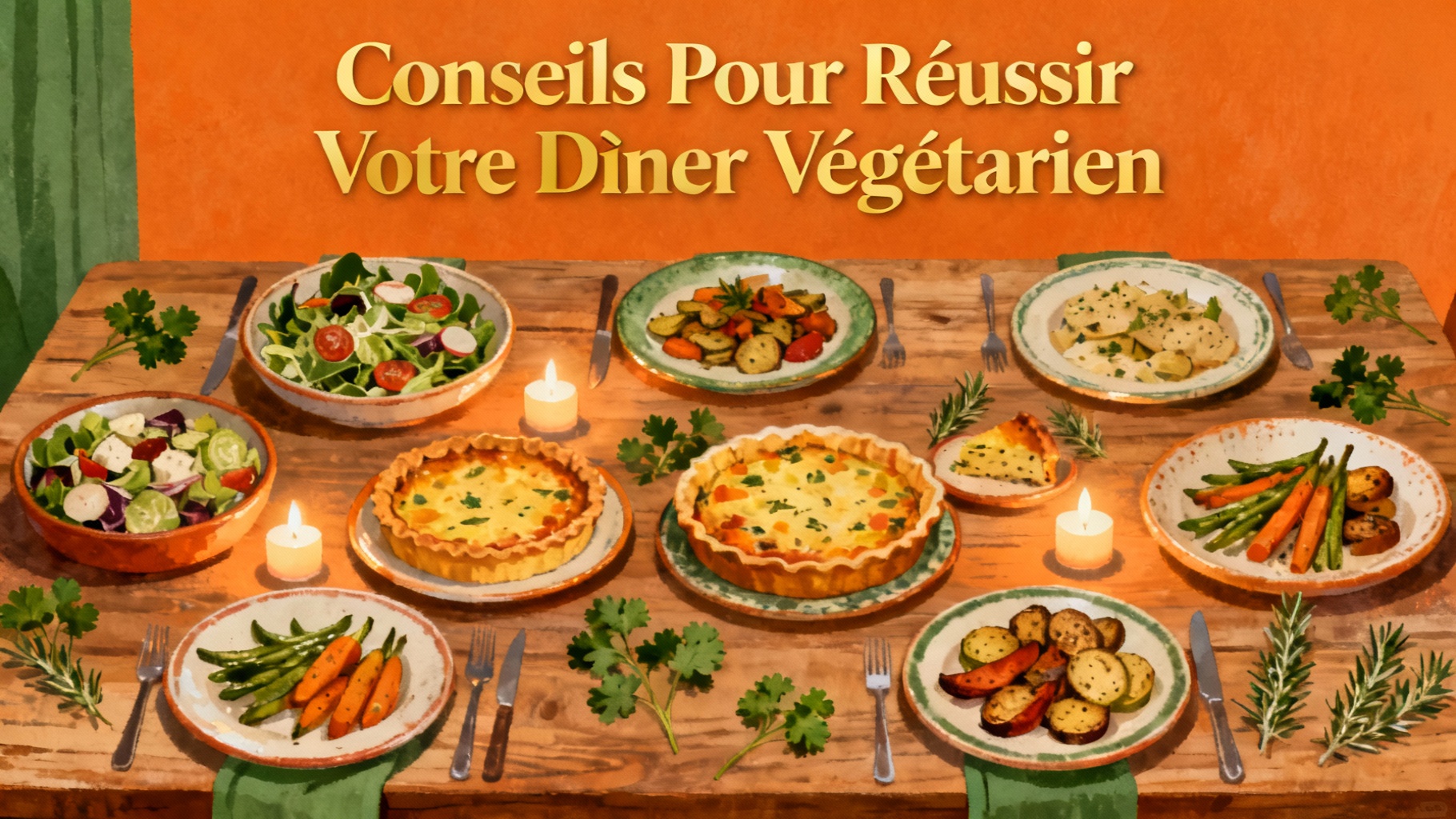 Conseils Pour Réussir Votre Dîner Végétarien