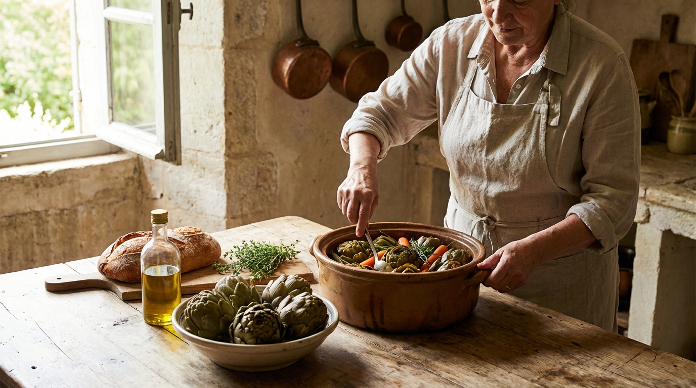 Découvrez l'artichaut à la barigoule : une recette provençale