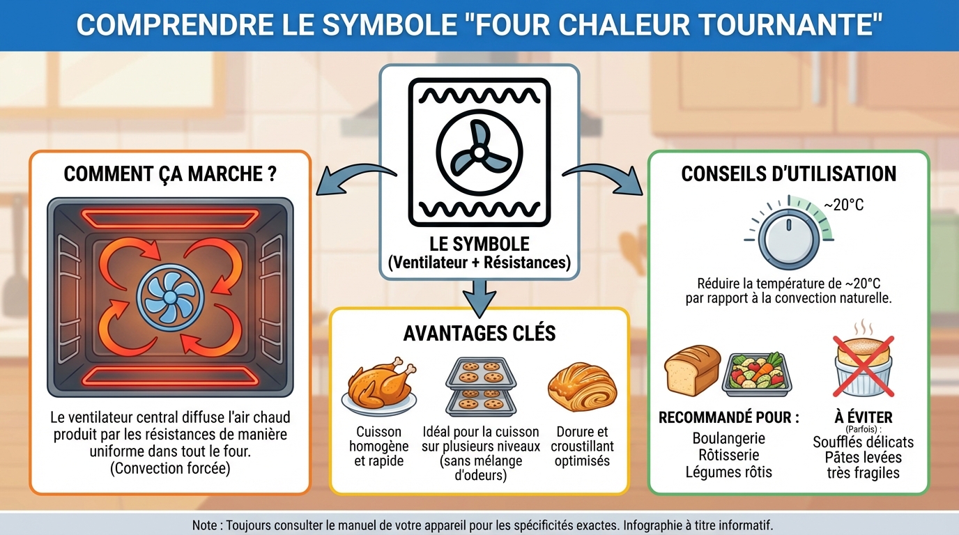 Avantages de la chaleur tournante