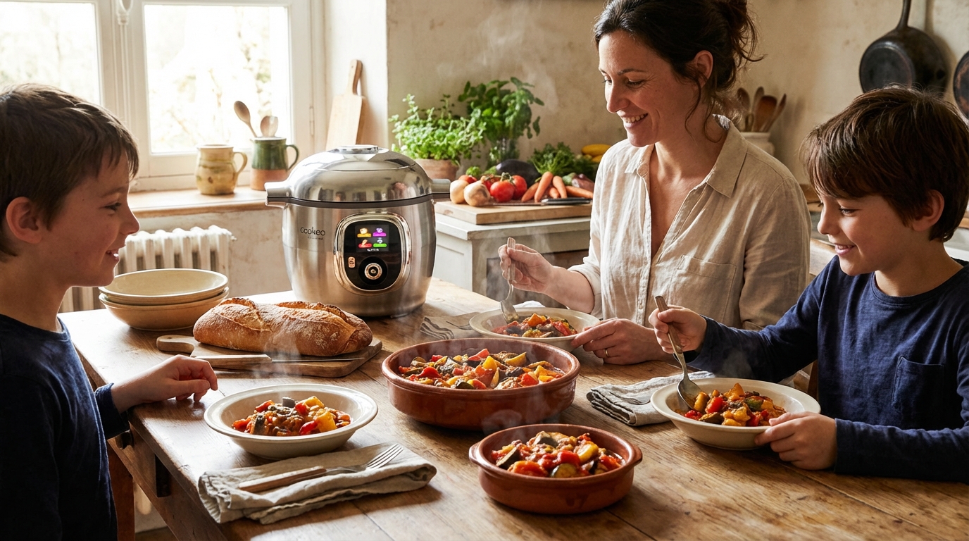 Découvrez la délicieuse ratatouille au cookeo