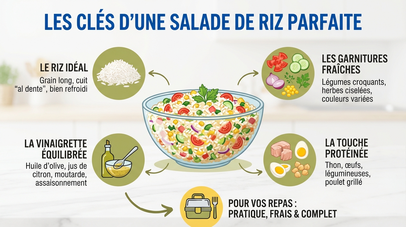 Découvrez la meilleure salade de riz pour vos repas 1 Conseils pour réussir votre salade de riz