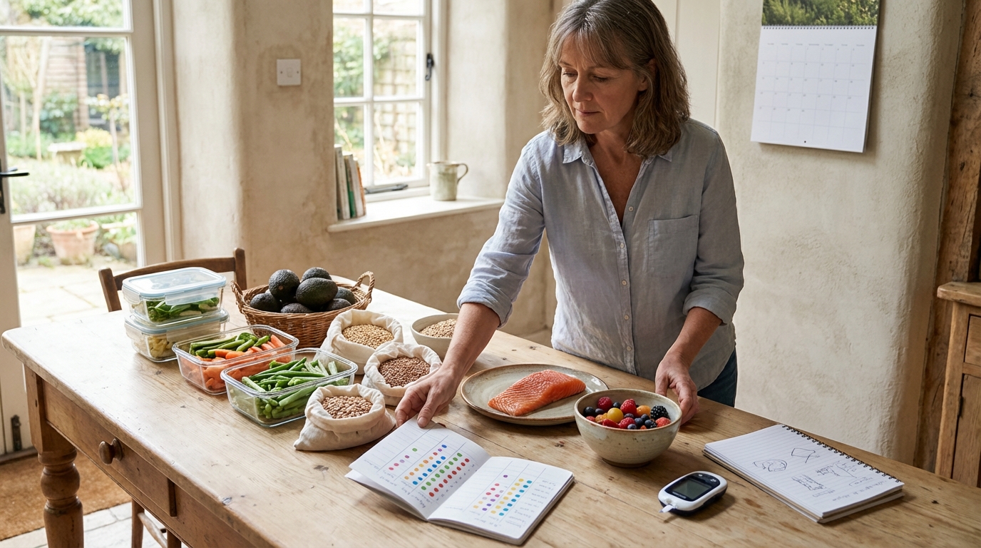 Exemple de menu diabétique type 2 pour une semaine