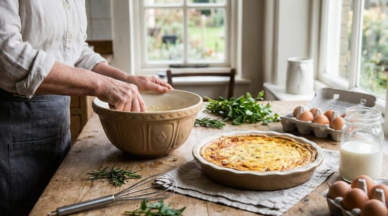 La quiche sans pâte de grand-mère : recette facile et délicieuse