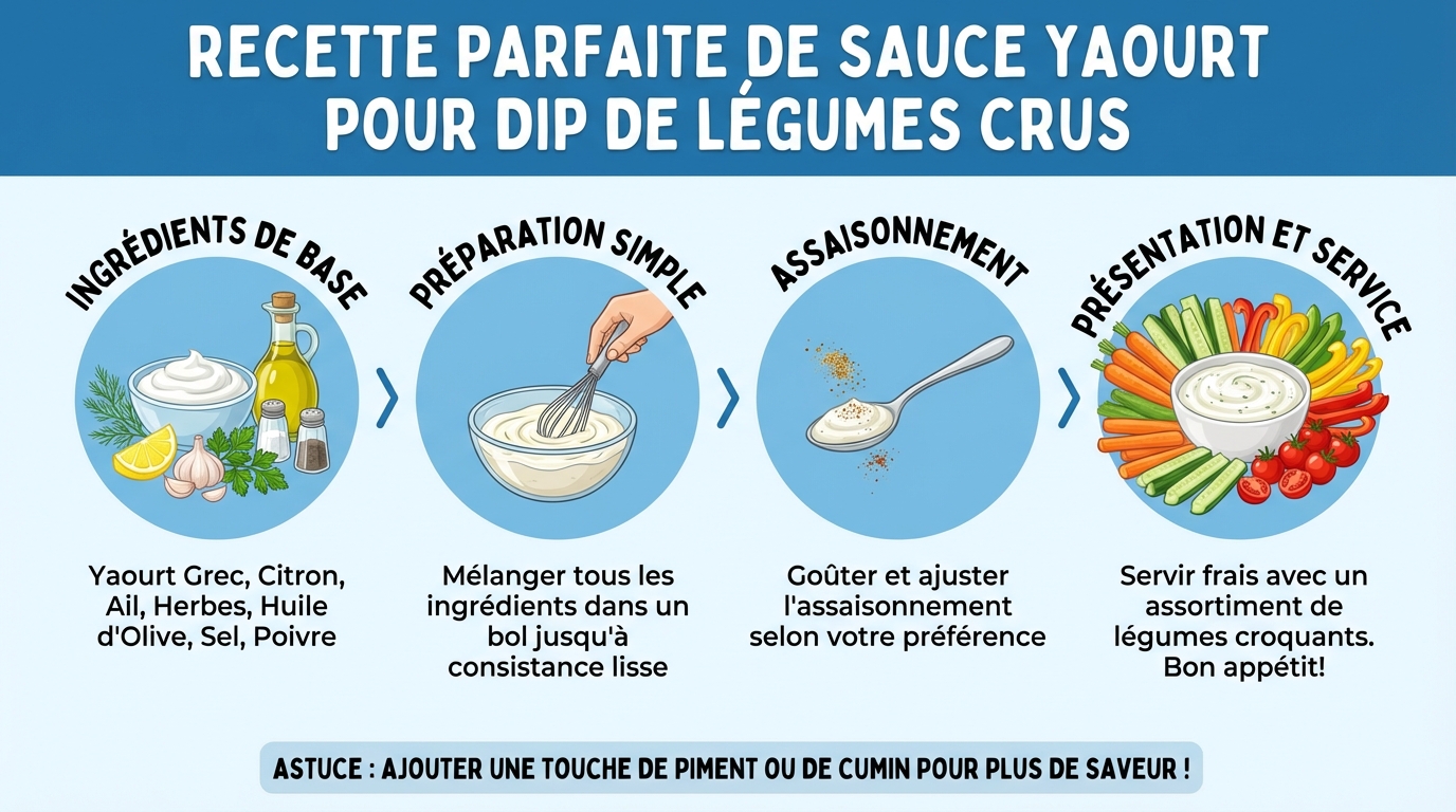 Variantes de la sauce yaourt