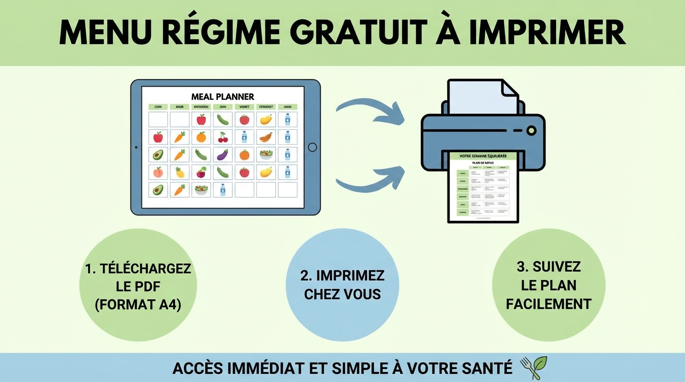 Exemples de menus à imprimer