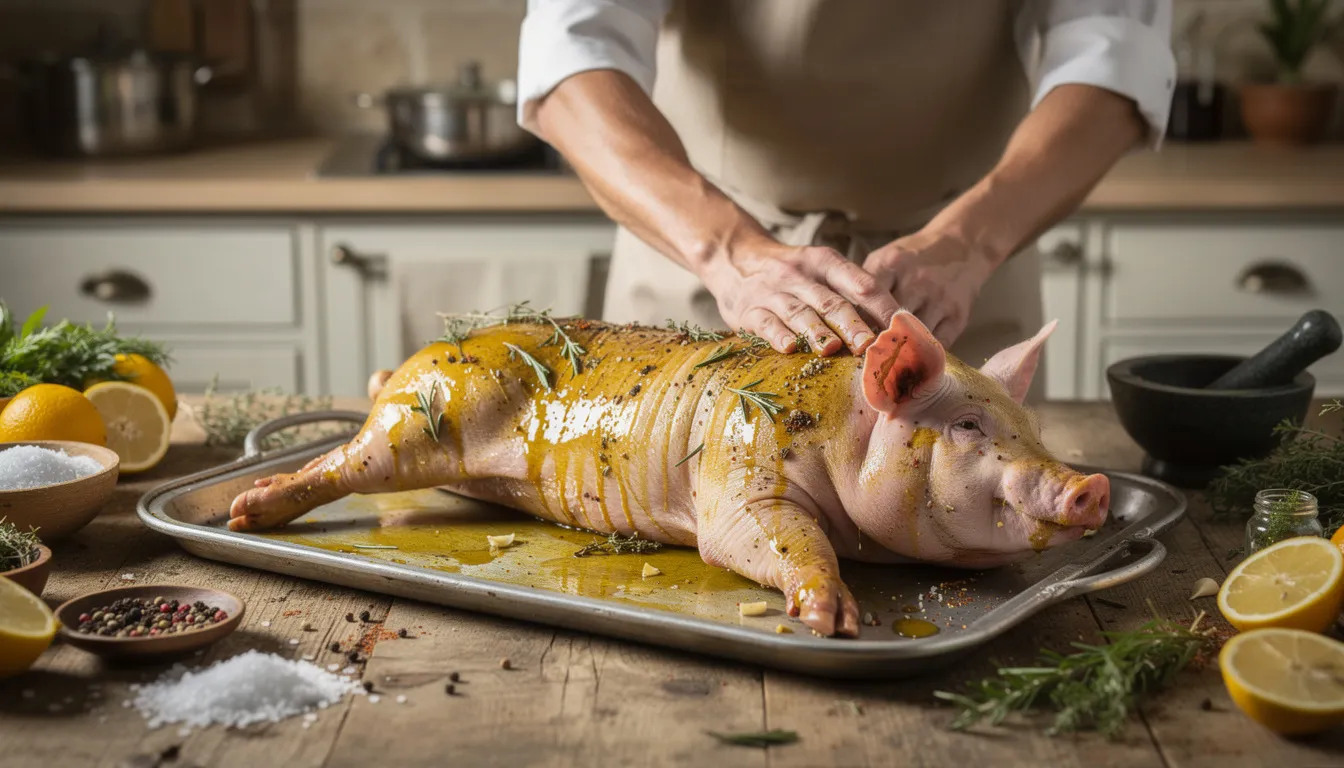 Découvrez la meilleure marinade pour porcelet