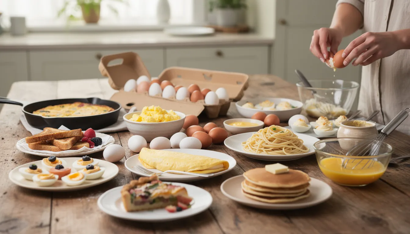 Que faire avec trop d'œufs ? 10 recettes faciles à essayer