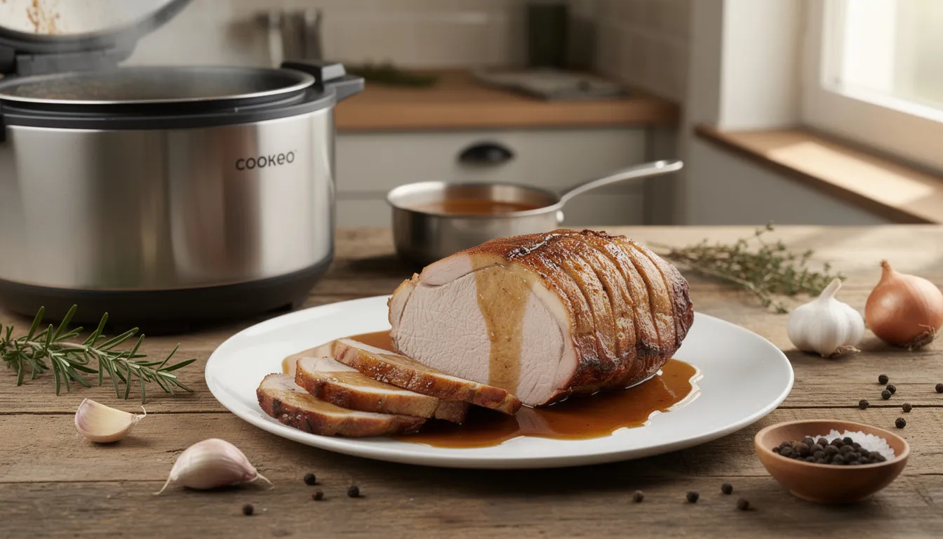 Rôti de porc au cookeo avec fond de veau : la recette parfaite