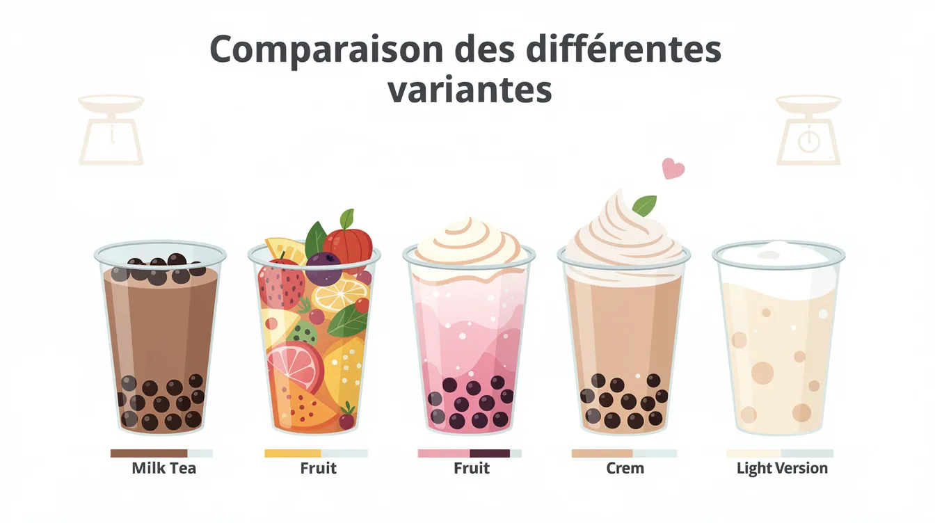 Comparaison des différentes variantes