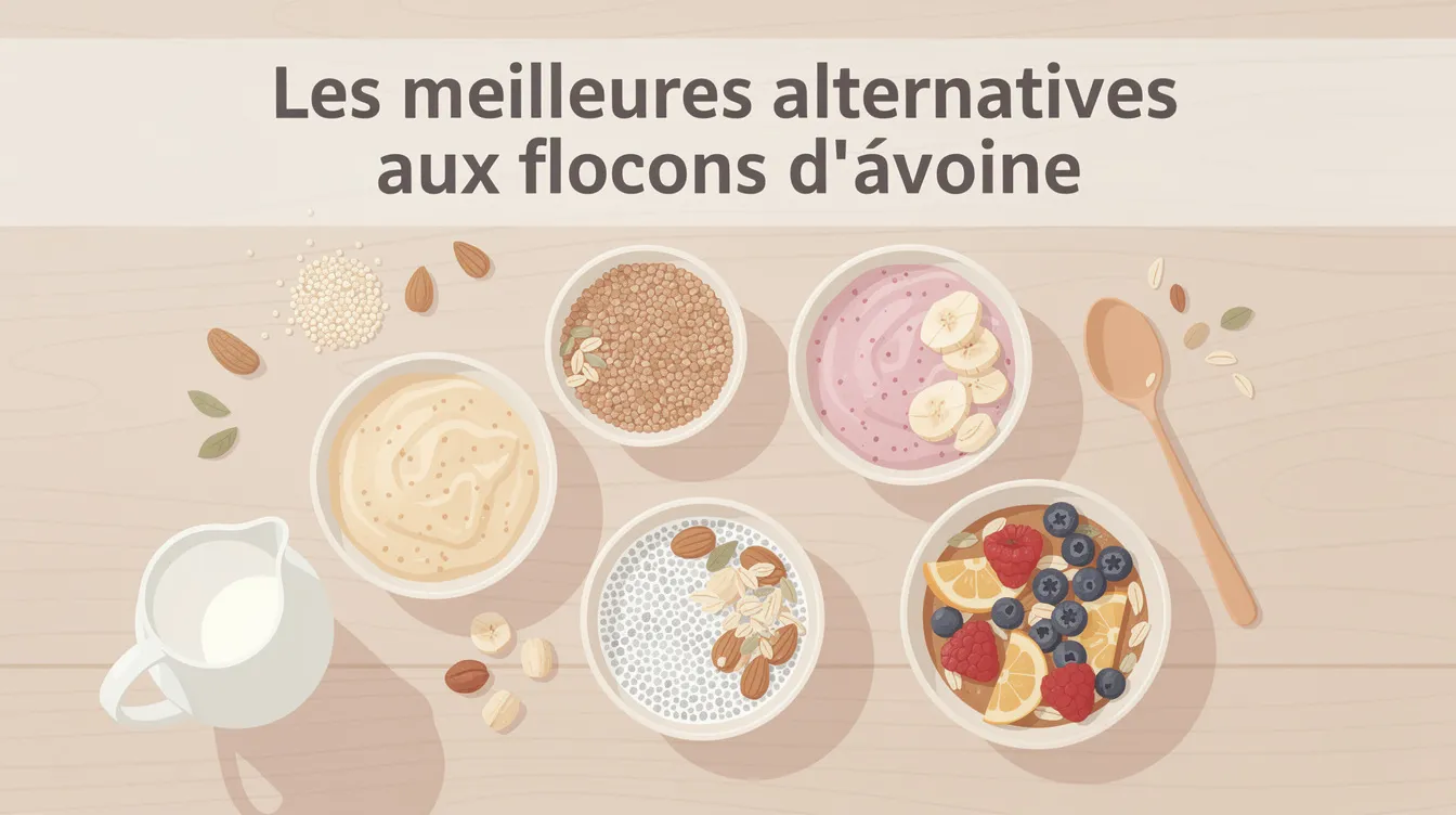 Comment remplacer les flocons d’avoine facilement 1 Les meilleures alternatives aux flocons d’avoine