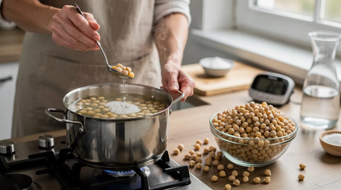 Comment réussir la cuisson des pois chiches facilement