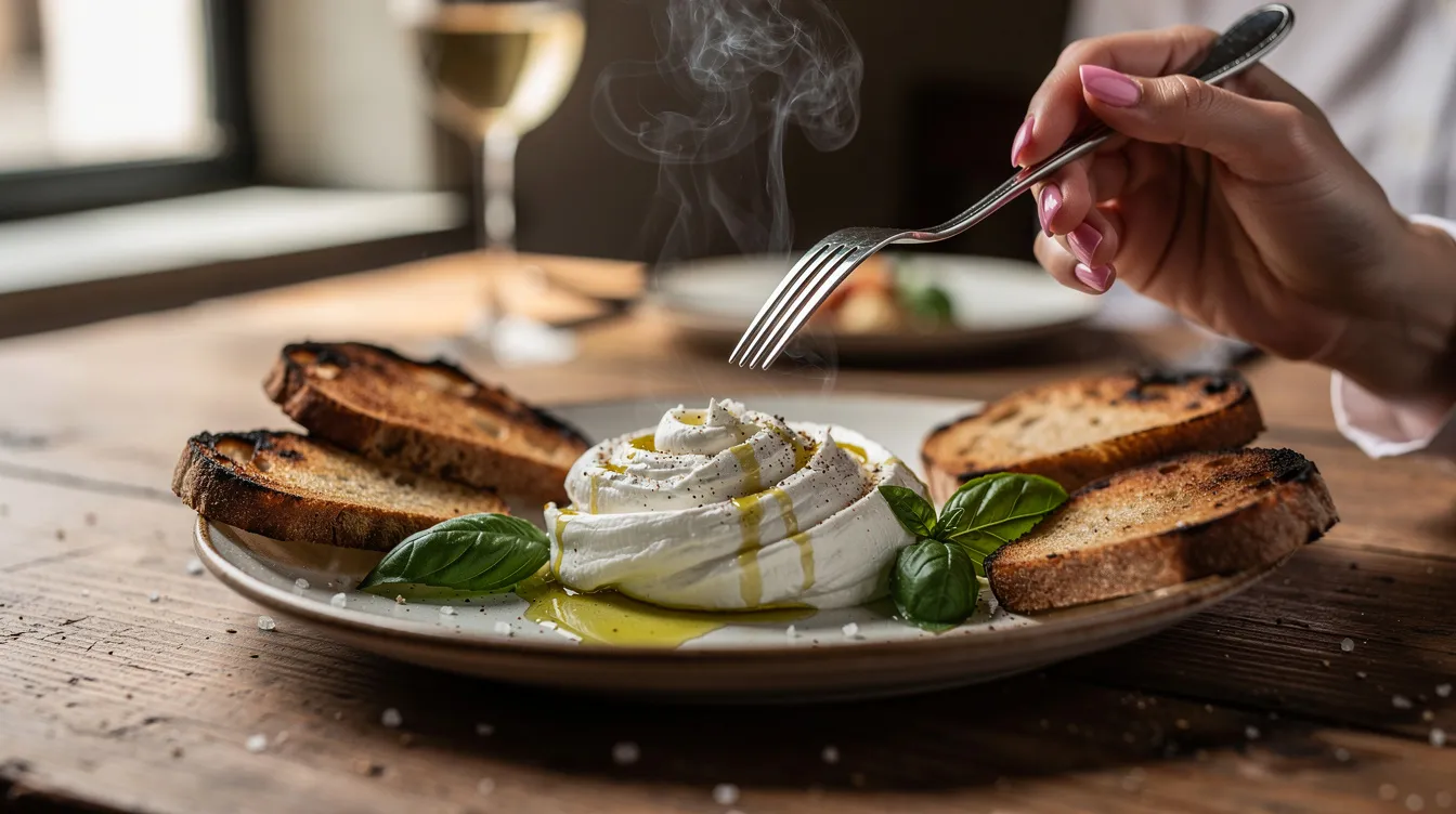 Découvrez la stracciatella fumée : un délice à savourer