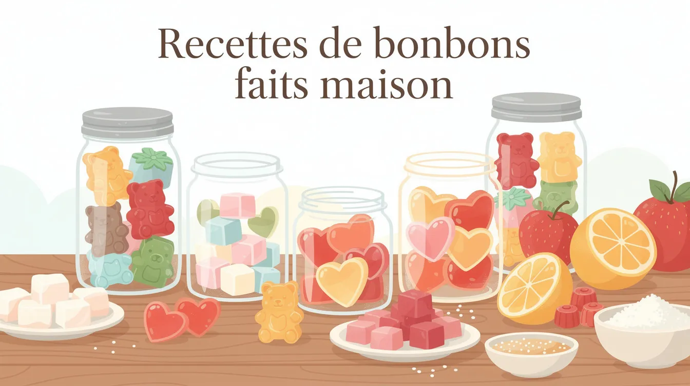 Découvrez les bonbons sans gélatine de porc : options délicieuses 1 Recettes de bonbons faits maison