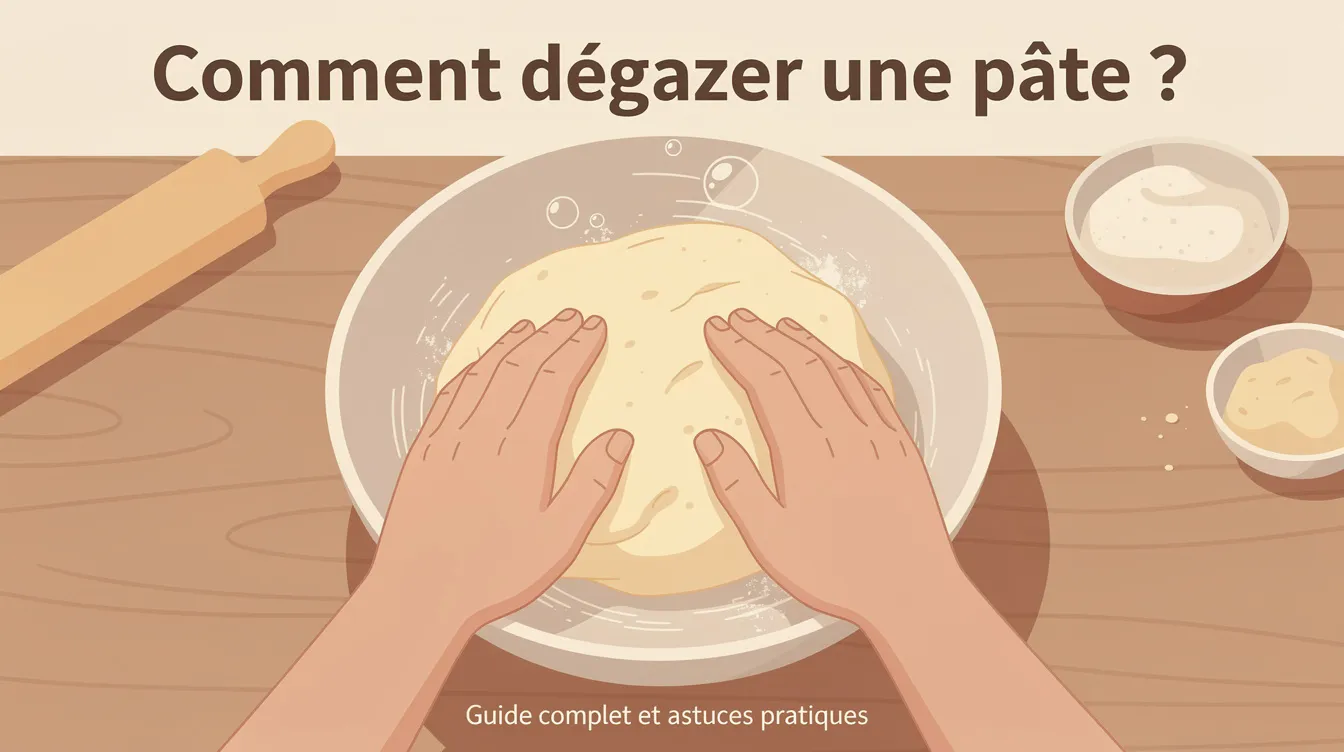 Comment dégazer une pâte ?