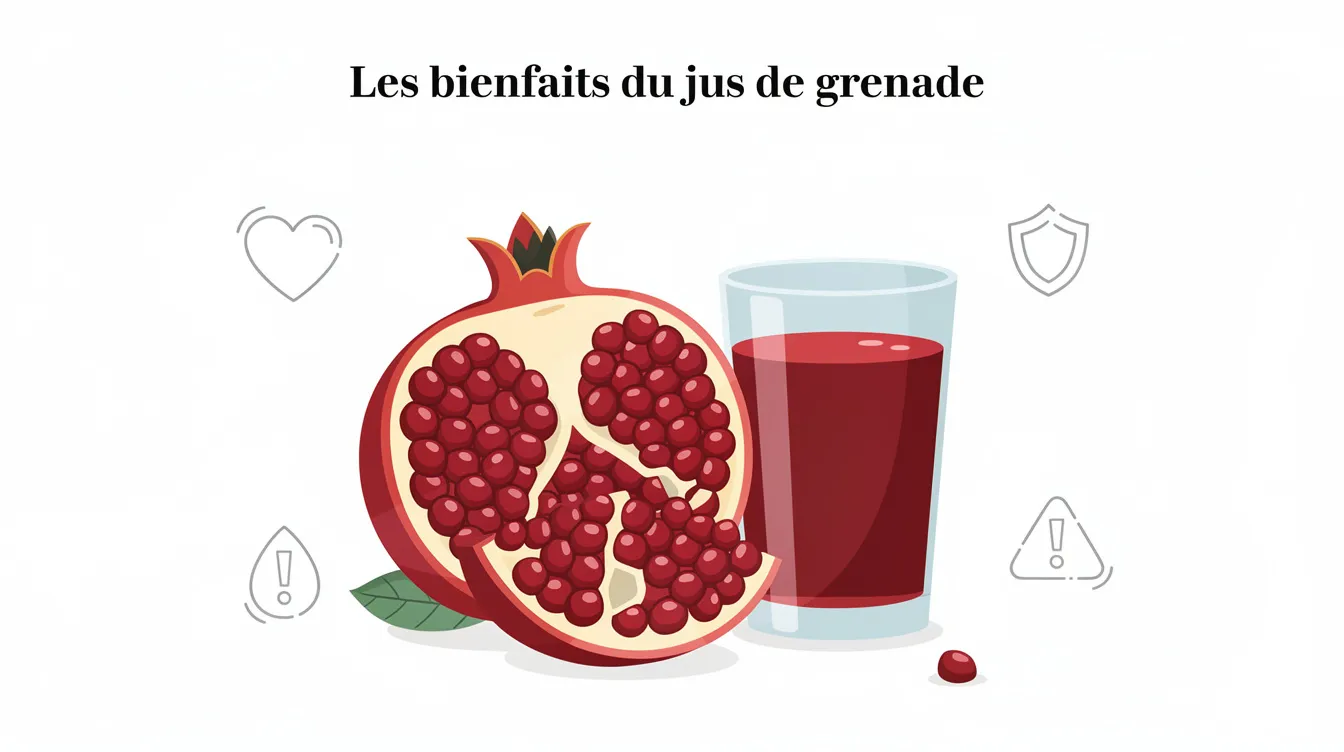 Jus de grenade : dangers, bienfaits et précautions à connaître 1 Les bienfaits du jus de grenade