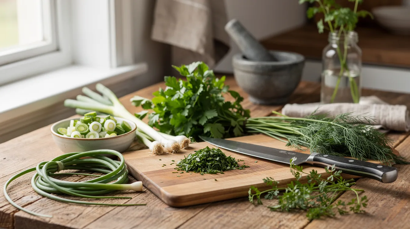 Les meilleures alternatives pour remplacer la ciboulette