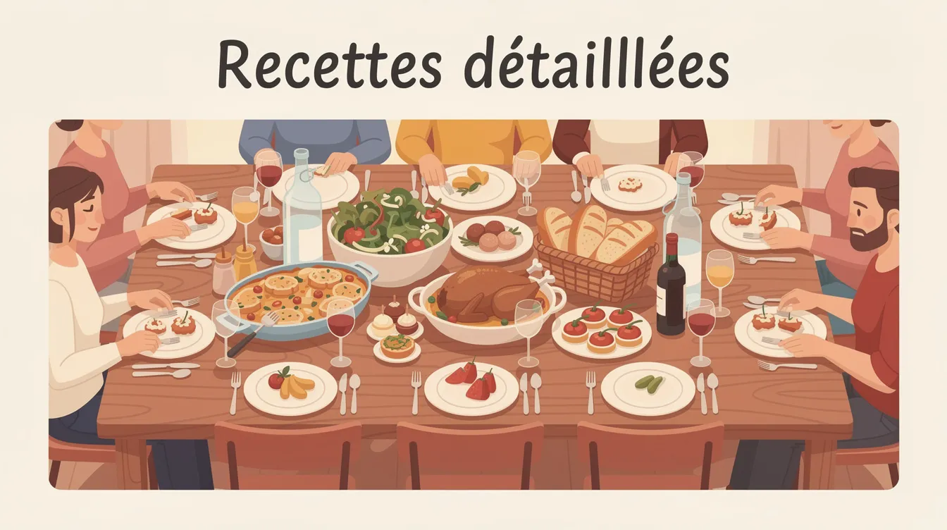Repas pour 10 personnes : recettes simples et conviviales 1 Recettes détaillées