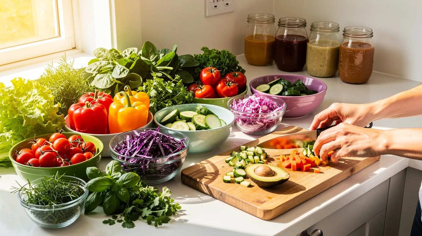 Comment préparer vos salades à l'avance ?