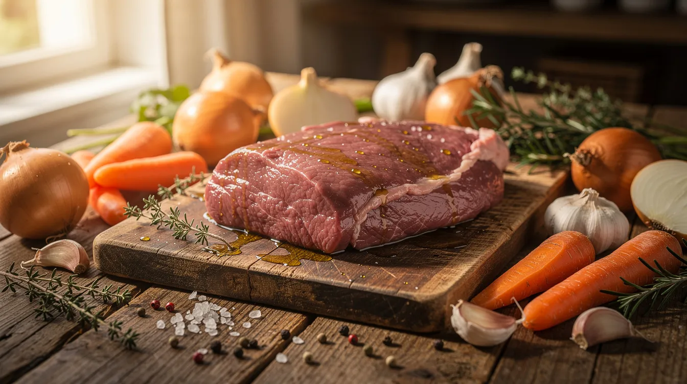 Ingrédients pour un rôti de veau parfait