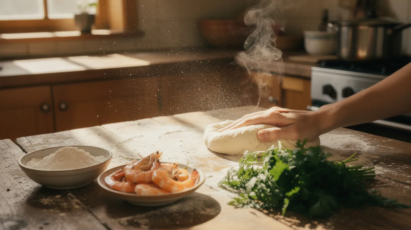 Recette de dombré crevette : un délice antillais à découvrir 1 Préparation des dombrés